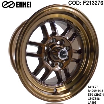 AROS # 13X7 8X100-114 ET0 LZ17Z18 JA193